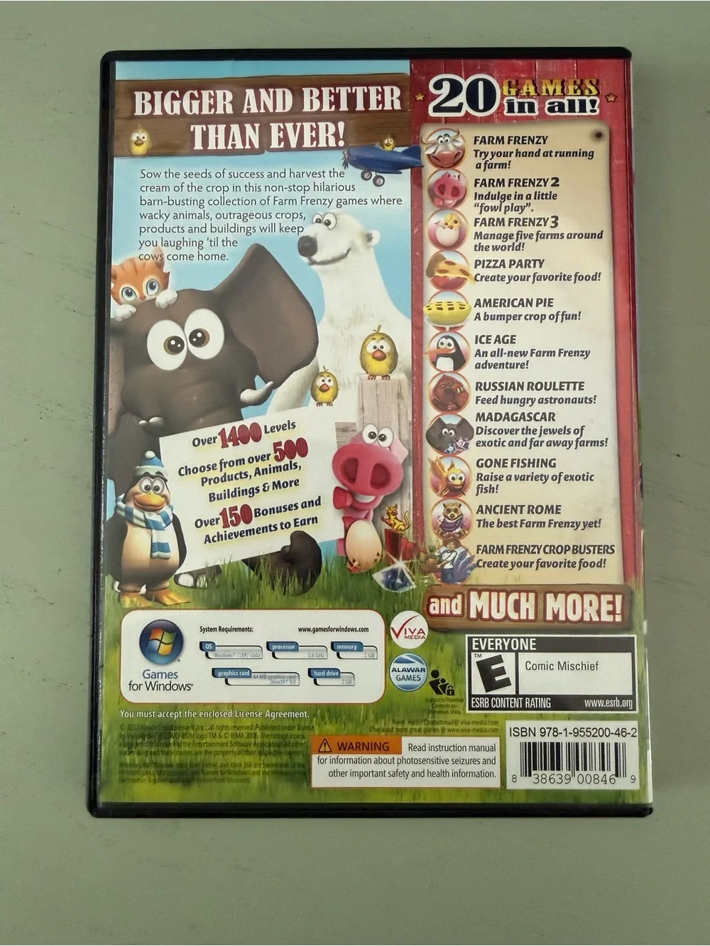 2012 Farm Frenzy Forever and Ever! PC DVD-ROM Games for Windows Computer